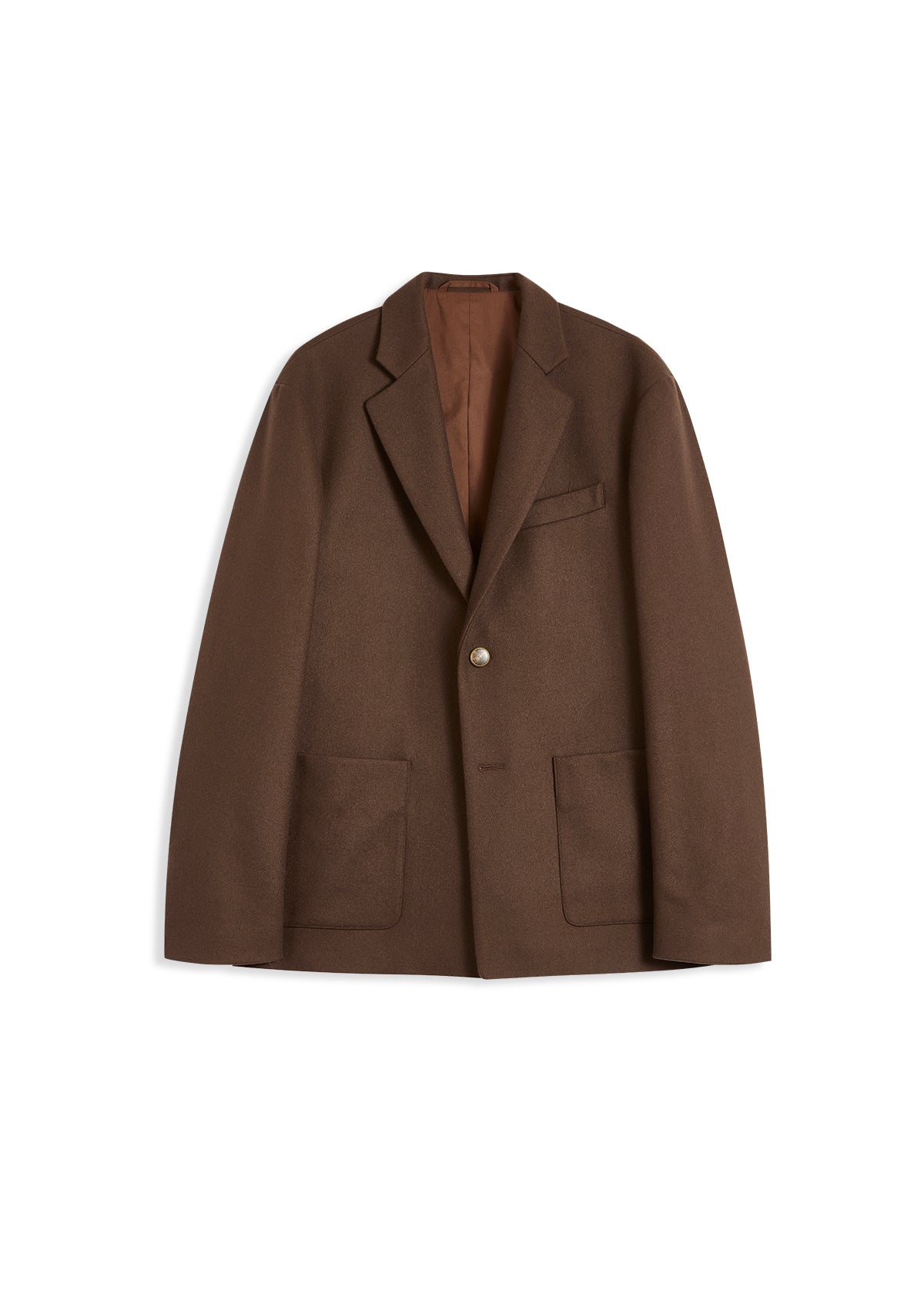 AAURA WOOL SINGLE-BREASTED JACKET – Doppiaa