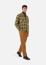 AABBA OVERSHIRT IN COTONE TARTAN