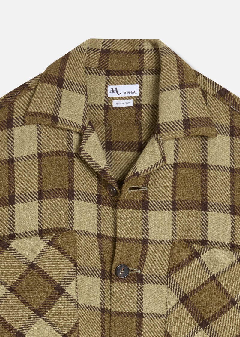 AABBA OVERSHIRT IN COTONE TARTAN