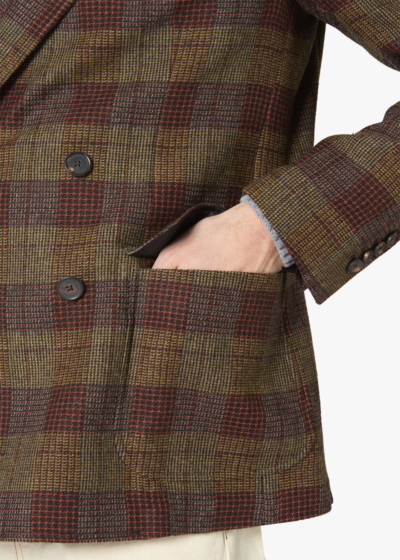 AABELE DOUBLE-BREASTED JACKET WITH PATCH POCKETS – Doppiaa
