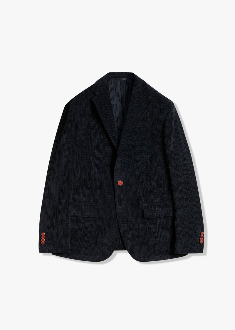 AABENZIO SINGLE-BREASTED JACKET WITH PATCH POCKETS