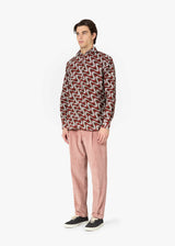 AALASSIO FRENCH COLLAR PRINTED SHIRT