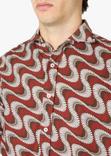 AALASSIO FRENCH COLLAR PRINTED SHIRT