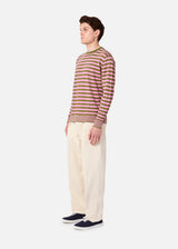 T-SHIRT IN MAGLIA A RIGHE AALFEO