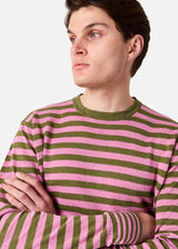 T-SHIRT IN MAGLIA A RIGHE AALFEO