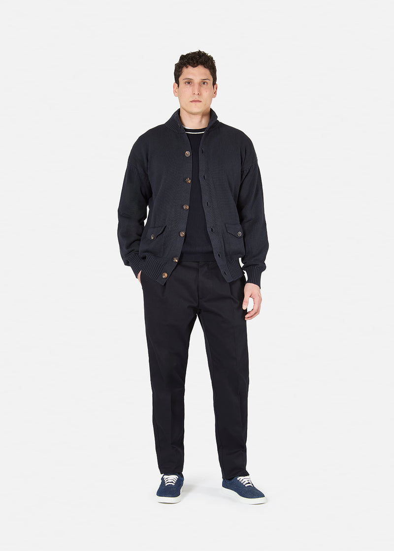 AALMIRO KNITTED BOMBER JACKET