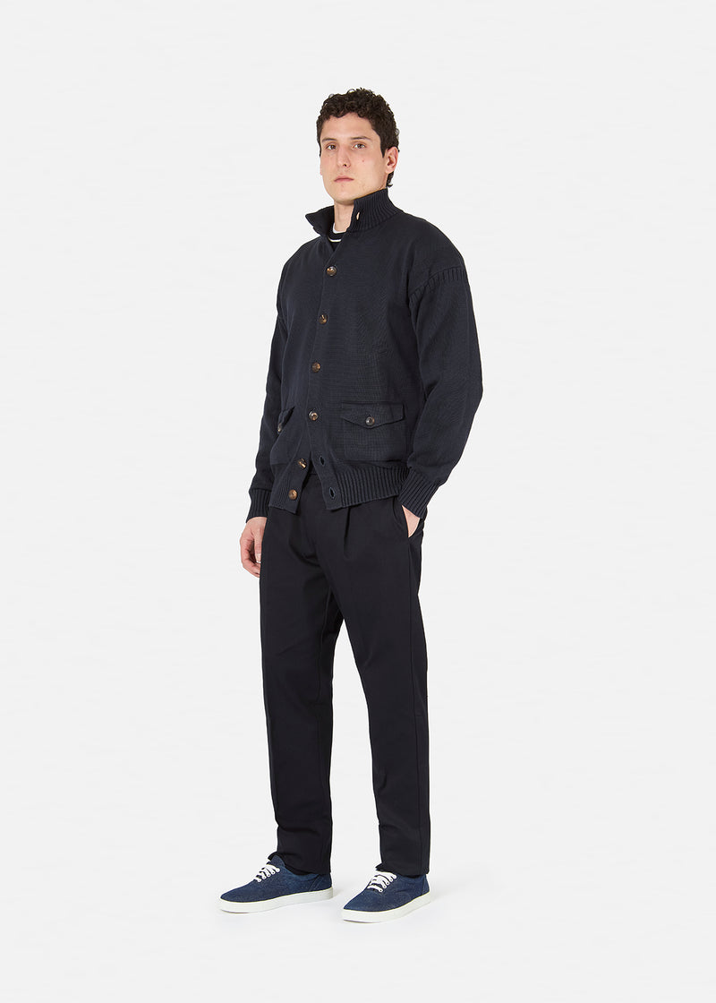 AALMIRO KNITTED BOMBER JACKET