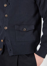 AALMIRO KNITTED BOMBER JACKET