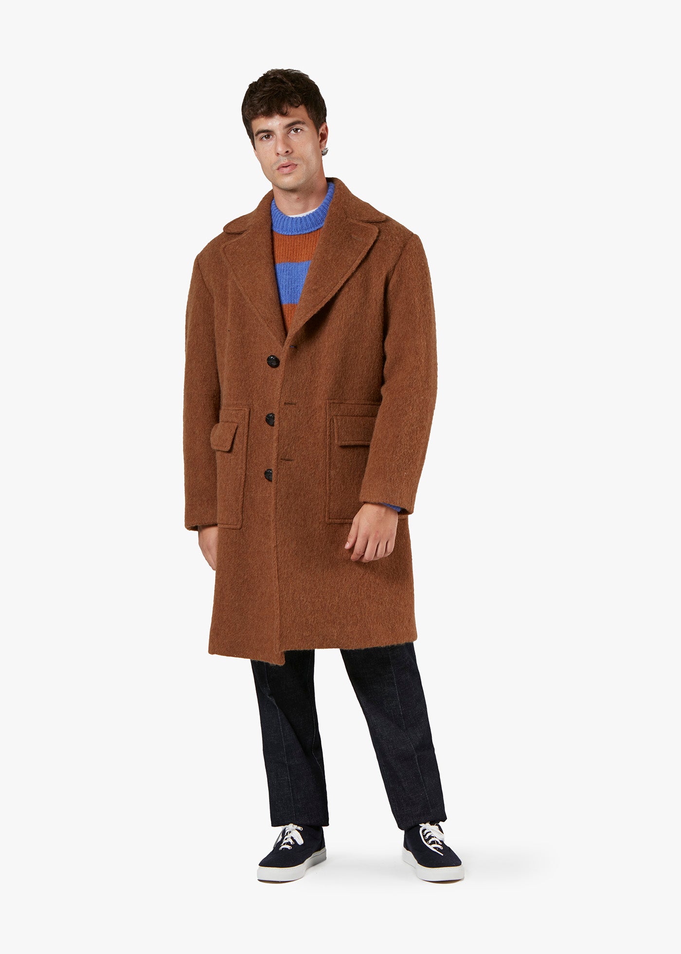 AAMBURGO SHETLAND WOOL COAT - Doppiaa