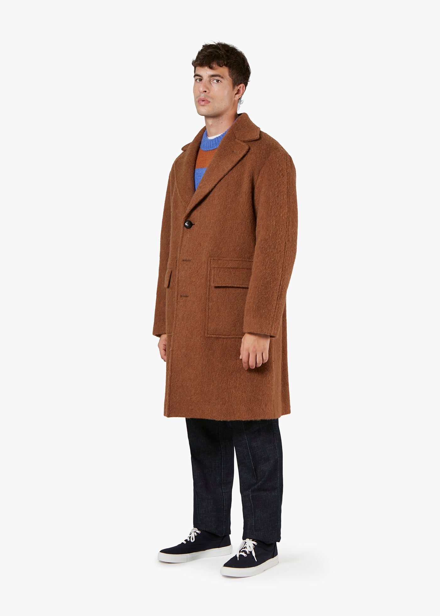 AAMBURGO SHETLAND WOOL COAT - Doppiaa