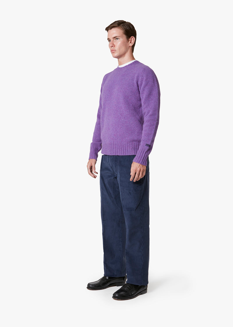 AANDROMACO CHINO VELVET TROUSERS