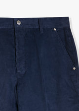 AANDROMACO CHINO VELVET TROUSERS