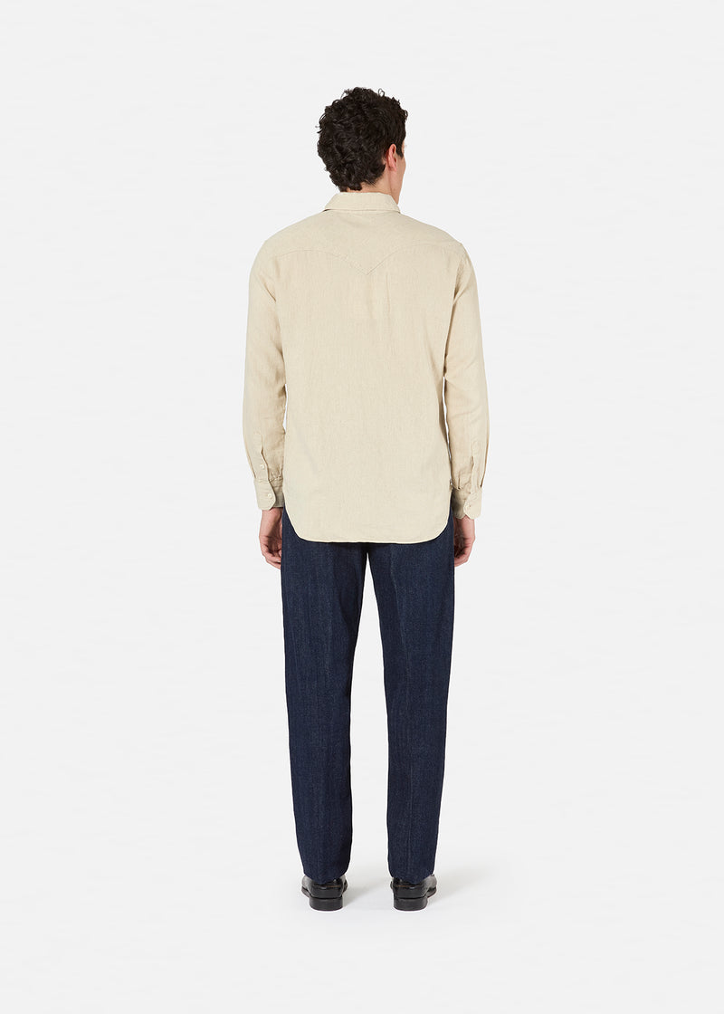AANTIDE CAMICIA WESTERN CHAMBRAY