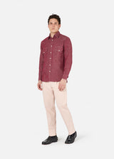 AANTIOCO COTTON CHINO TROUSERS