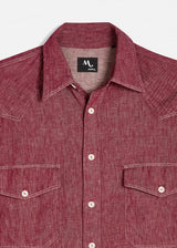 AANTIDE CAMICIA WESTERN CHAMBRAY