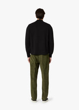 AANTIOCO CORDUROY TROUSERS WITH DARTS