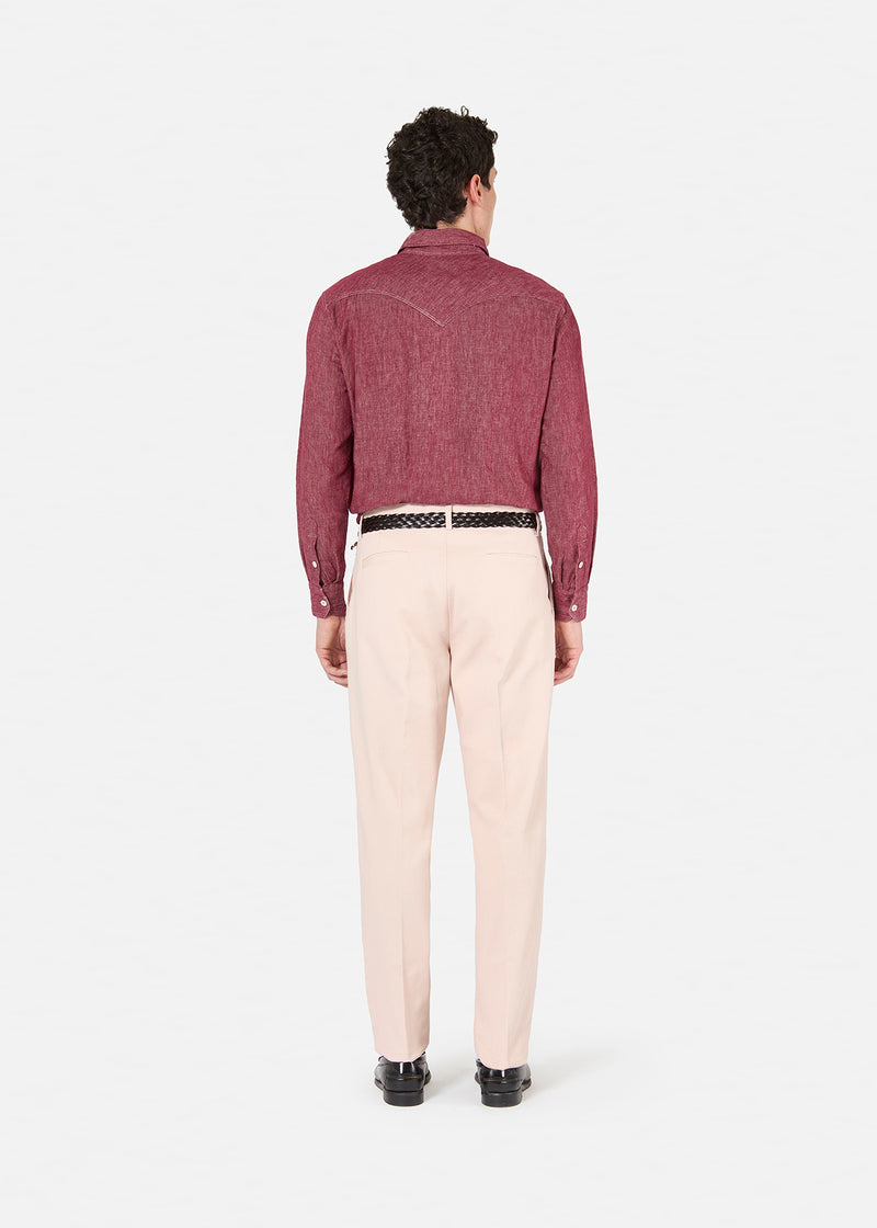 AANTIOCO COTTON CHINO TROUSERS