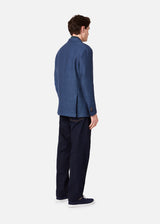 AANZIO LENO WEAVE BLAZER WITH POCKETS