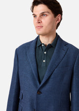AANZIO LENO WEAVE BLAZER WITH POCKETS
