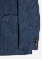 AANZIO LENO WEAVE BLAZER WITH POCKETS