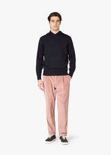 AAURELIO-BI BICOLOR WOOL HOODIE