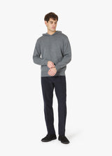 AAURELIO FELPA IN MAGLIA CON CAPPUCCIO