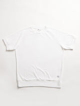 AAGAMENNONE WHITE TERRY COTTON T-SHIRT