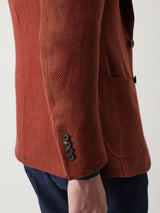 AALFIO 3 BUTTONS HERRINGBONE JACKET