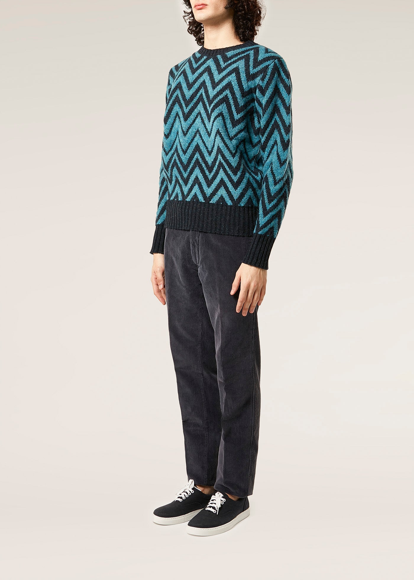 mame　Double-Layer Stripe Jersey Pullover Crop Sweater in Multicolor Ivory for Women | La DoubleJ