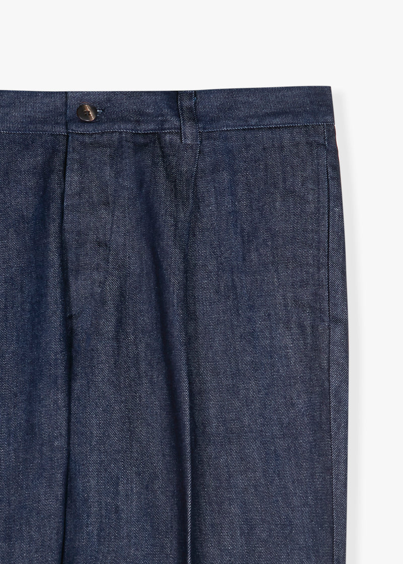 AANTIOCO PLEATED DENIM TROUSERS